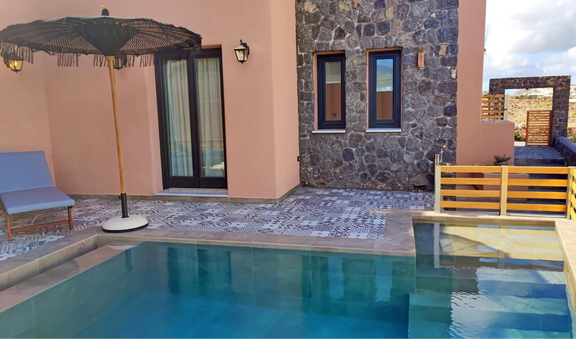 Golden Moments Luxury Stone Villas A Messaria  Ngoại thất bức ảnh